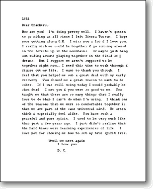 Crackers Letter